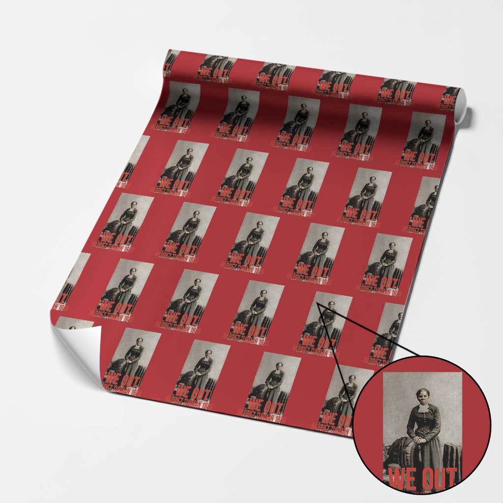 Harriet Tubman Quote Wrapping Paper Roll Black Woman History