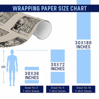 Harriet Tubman Quote Wrapping Paper Roll Black Woman History Activist