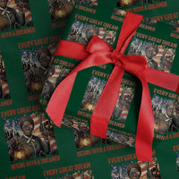 Harriet Tubman Quote Wrapping Paper Roll Every Great Dream Begins With A Dreamer - Wonder Print Shop