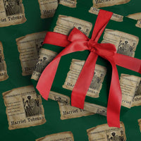 Harriet Tubman Quote Wrapping Paper Roll I Freed A Thousand People Vintage Poster - Wonder Print Shop