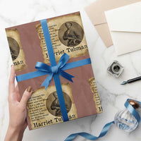 Harriet Tubman Quote Wrapping Paper Roll Liberty Or Death Empowerment Gift - Wonder Print Shop