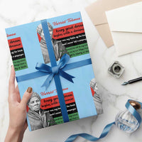 Harriet Tubman Quote Wrapping Paper Roll Pan African Flag Black History