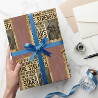 Harriet Tubman Quote Wrapping Paper Roll Strength Patience Passion To Change The World