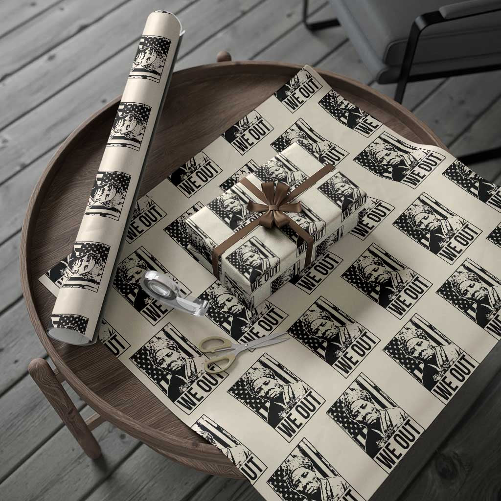 Harriet Tubman Quote Wrapping Paper Roll We Out Strong Woman
