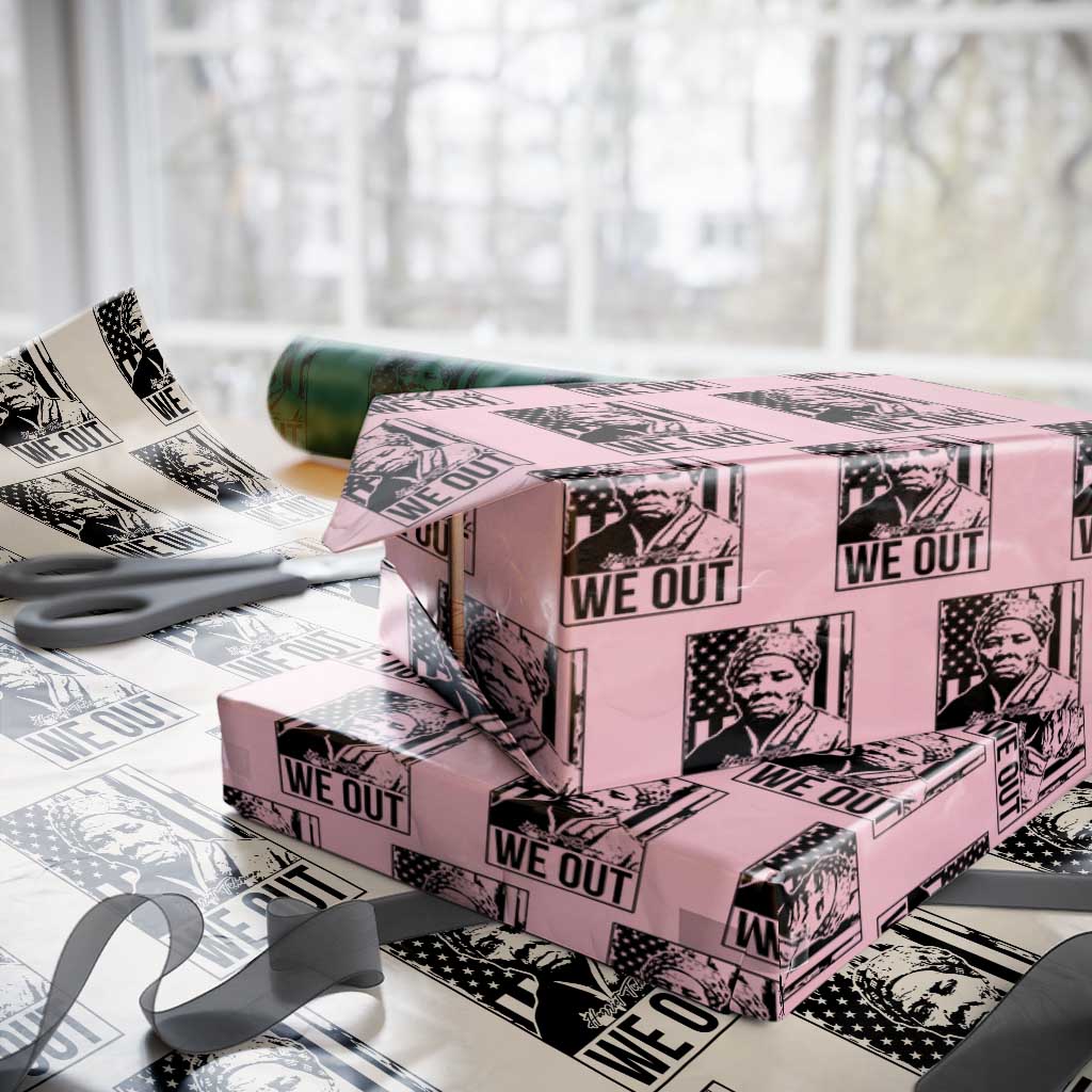 Harriet Tubman Quote Wrapping Paper Roll We Out Strong Woman