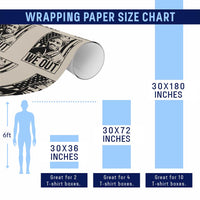 Harriet Tubman Quote Wrapping Paper Roll We Out Strong Woman