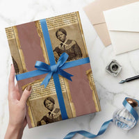 Harriet Tubman Tribute Wrapping Paper Roll Civil Rights Leader Black History Gift - Wonder Print Shop