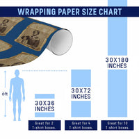 Harriet Tubman Tribute Wrapping Paper Roll Civil Rights Leader Black History Gift - Wonder Print Shop