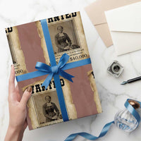 Harriet Tubman Wanted Reward Poster Wrapping Paper Roll Freedom Or Death - Wonder Print Shop
