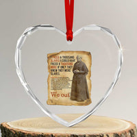 Harriet Tubman We Out Heart Crystal Glass Ornament Vintage Black History Gift - Wonder Print Shop
