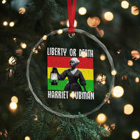 Harriet Tubman Women Leadership Crystal Glass Ornament Liberty Or Death - Wonder Print Shop