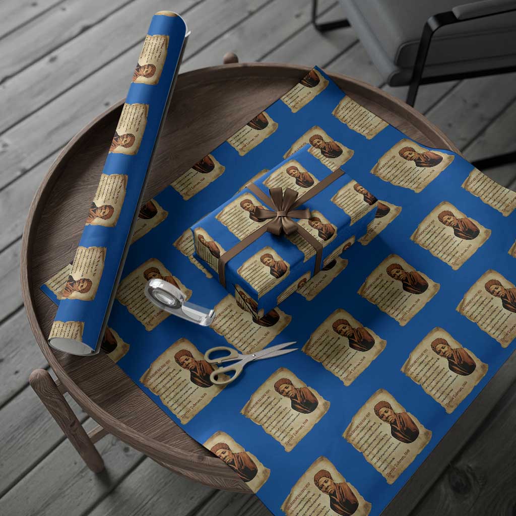 Harriet Tubman Wrapping Paper Roll Black American Hero Underground Railroad - Wonder Print Shop