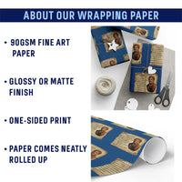 Harriet Tubman Wrapping Paper Roll Black American Hero Underground Railroad - Wonder Print Shop