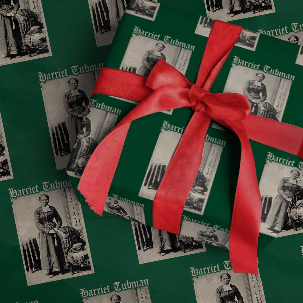 Harriet Tubman Wrapping Paper Roll Juneteenth Black History Freedom - Wonder Print Shop