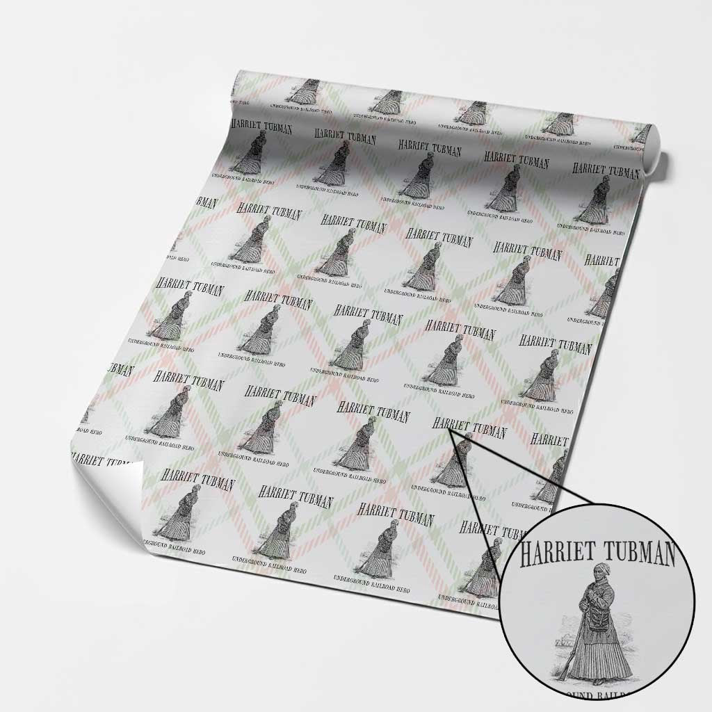 Harriet Tubman Wrapping Paper Roll Underground Railroad Freedom Leader - Wonder Print Shop