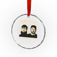 Harris Walz Crystal Glass Ornament Retro We Are Not Going Back