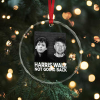 Harris Walz Crystal Glass Ornament Vintage We Are Not Going Back