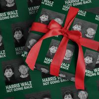 Harris Walz Wrapping Paper Roll Vintage We Are Not Going Back