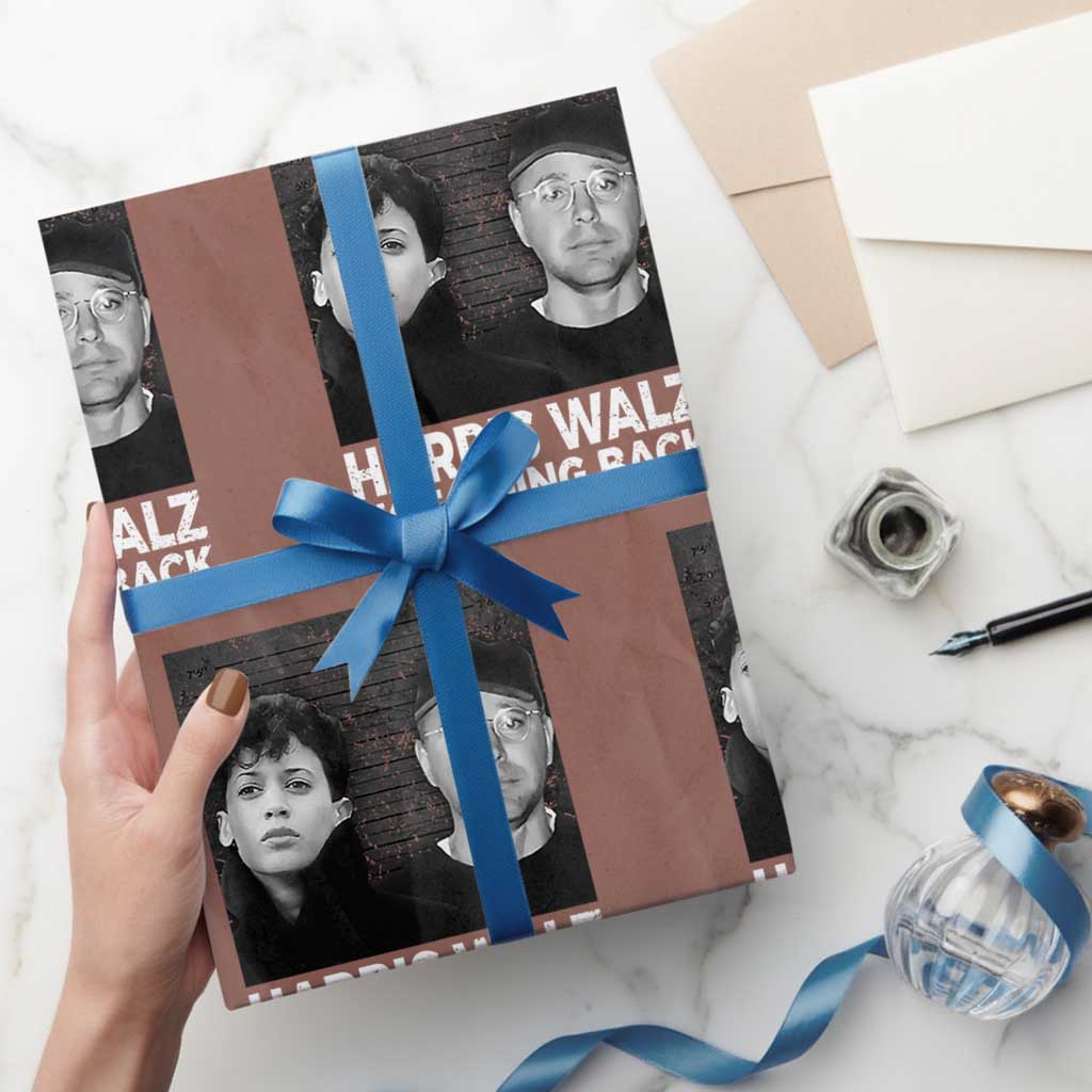 Harris Walz Wrapping Paper Roll Vintage We Are Not Going Back