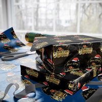 Have A Melanin Christmas African American Santa Girl Xmas Wrapping Paper Roll - Wonder Print Shop