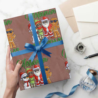 Have A Melanin Christmas Wrapping Paper Roll Black Family African American Xmas Gift - Wonder Print Shop