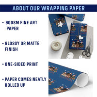 Have A Melanin Christmas Wrapping Paper Roll Black Girl Xmas Gift - Wonder Print Shop