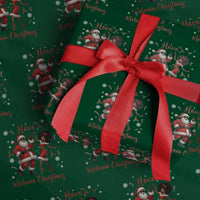 Have A Melanin Christmas Wrapping Paper Roll Funny Dancing Santa And Mrs Claus Culture Gift - Wonder Print Shop