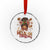 Have A Melanin Xmas African American Girl Xmas Crystal Glass Ornament - Wonder Print Shop