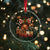 Have A Melanin Xmas African American Girl Xmas Crystal Glass Ornament - Wonder Print Shop