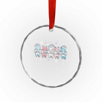 Have A Trans Tastic Christmas Gift Crystal Glass Ornament LGBTQ Cat Lover - Wonder Print Shop
