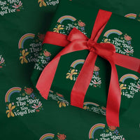 Have The Day You Voted For Wrapping Paper Roll Retro Rainbow - Wonder Print Shop