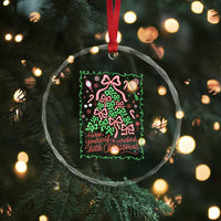 Have Yourself A Wicked Little Christmas Crystal Glass Ornament Funny Xmas Wizard Princess - Wonder Print Shop