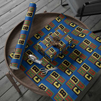 HBCU Block Letter Pride Graphic Wrapping Paper Roll College Support Statement Black Excellence