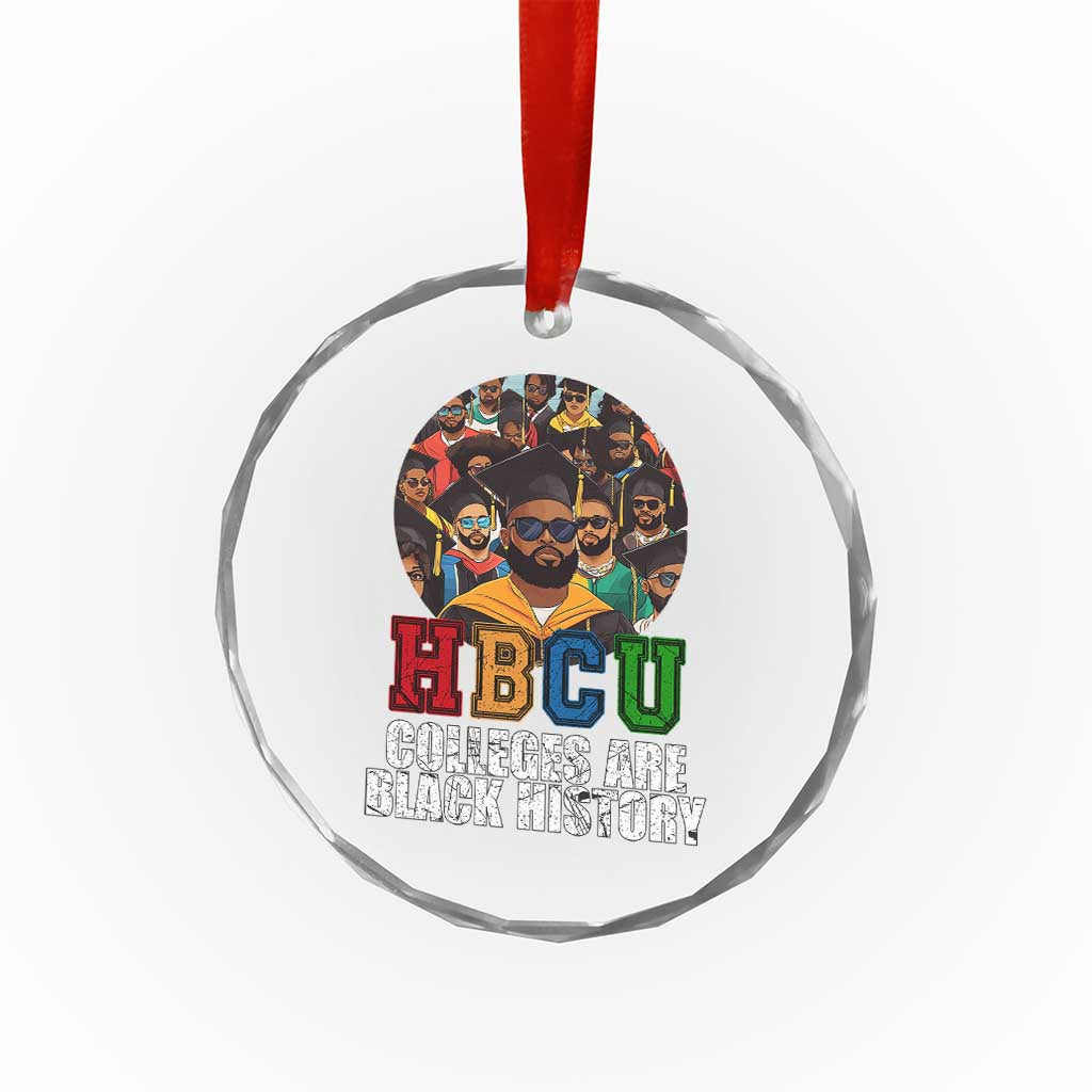 HBCU Colleges Are Black History Crystal Glass Ornament African Education - Wonder Print Shop