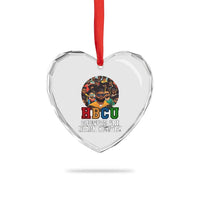HBCU Colleges Are Black History Heart Crystal Glass Ornament African Education - Wonder Print Shop