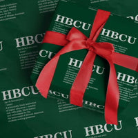 HBCU Definition Wrapping Paper Roll Historically Black College Pride Celebrating Education and Black History
