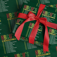 HBCUs Are Responsible For Black Excellence Wrapping Paper Roll Powerful Education Impact Statistics Pride
