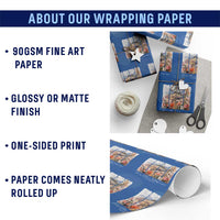 He Is Not Here He Has Risen Wrapping Paper Roll Christian Easter Religious Bible Verse