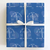 He Is Not Here He Has Risen Wrapping Paper Roll Jesus Christ Easter Cross Christian Matt 28:6