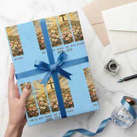 He Is Not Here He Is Risen Wrapping Paper Roll Christian Easter Bible Verse