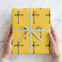 He is Risen Christian Wrapping Paper Roll Easter Cross Jesus Christian