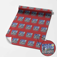 He is Risen Wrapping Paper Roll Christian Easter Starry Night Van Gogh