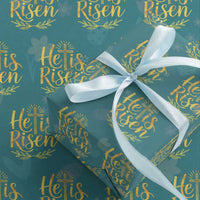 He Is Risen Wrapping Paper Roll Jesus Easter Religious Christians