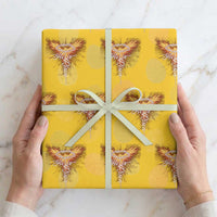 He Is Risen Wrapping Paper Roll Jesus Resurrection Easter Christian Cross Phoenix Rising