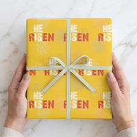 He Is Risen Wrapping Paper Roll Vintage Christian Religious Faith