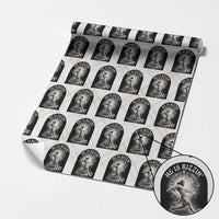 He Is Rizzin Wrapping Paper Roll Funny Christian Faith Soccer Player Gift
