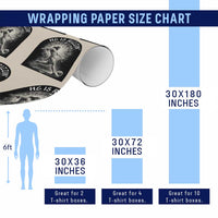 He Is Rizzin Wrapping Paper Roll Funny Christian Faith Soccer Player Gift