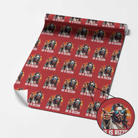 He is Rizzin Wrapping Paper Roll Funny Jesus Vintage Faith - Wonder Print Shop