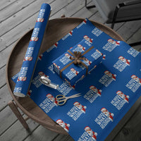 He Sees What You Have Been Reading Wrapping Paper Roll Funny Bookish Christmas Book Lover - Wonder Print Shop