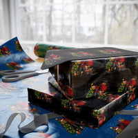 Headless Horseman Santa Wrapping Paper Roll Funny Xmas Mashup Gift - Wonder Print Shop